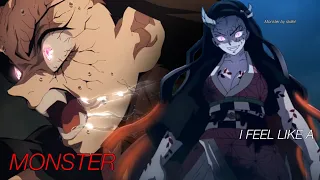 Nezuko Kamado [AMV] Monster-Skillet (ss 1, 2 and 3 spoilers!!)