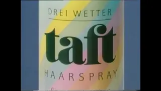 Retro Werbung: Drei Wetter Taft Haarspray