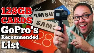 128gb - Best SD Card for GoPro Hero 8 & Max (GoPro's Recommended)