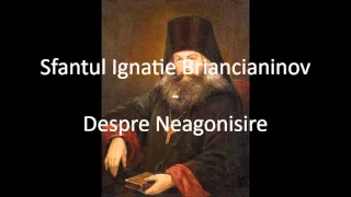 Sfantul Ignatie Briancianinov   Despre Neagonisire