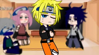 //Team 7 Reacts To Themselves// Naruto// TikToks// Fluff and angst// Sad Naruto//SasuNaru❤️//