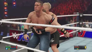 WWE 2K23 John Cena vs Brock Lesnar in a no hold barred match