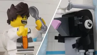 LEGO Prison Break Tunnel Escape! Who Dug The Tunnels? | Billy Bricks | WildBrain