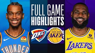 Game Recap: Lakers 116, Thunder 104