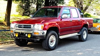 1991 Toyota Hilux Pickup Diesel 5sp Double Cab (USA Import) Japan Auction Purchase Review