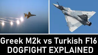 Greek vs Turkish Dogfight. Mirage 2000 and F16. Break down by a fighter pilot.