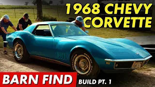 Digging Into The '68 Corvette Barn Find | 1968 Chevy Corvette | Barn Finds of America