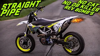 RAW SOUND  |  HUSQVARNA 701 with LEOVINCE EVO 1 Slip-On