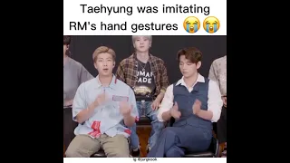 bts-whatsapp status💜the way tae imitating Rm💜🤗#shorts #bts #Rm #jin #v #jk #jimin #jhope #suga #army