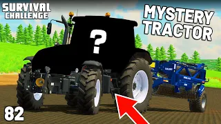 A MYSTERY TRACTOR ARRIVES ON THE FARM | Survival Challenge | Farming Simulator 22 - EP 82