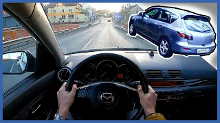 MAZDA 3 1.4 (2004-2009) City Drive Test [POV]