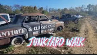 Junkyard Walk; and announcement about delay in posting