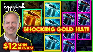 SHOCKING Gold Hat → HUGE WIN! Lock it Link Hold Onto Your Hat Slot - BETTER THAN JACKPOT!