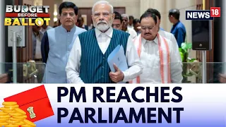 Budget 2024 - PM Modi Arrives At New Parliament Building; Cabinet To Approve Budget | Budget News