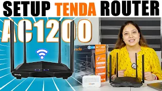 How to setup Tenda AC10/AC1200 Wireless Router | MU-MIMO  Detailed in Hindi.