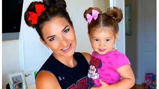 Minnie Mouse Hair-Do Easy Super Cute DIY