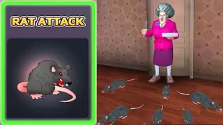 Scary Teacher 3D | Rat Attack on miss t Gameplay Walkthrough (iOS Android)