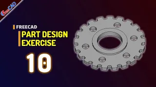 Exercise 10 FreeCAD Basic Part Design Tutorial For Beginner