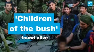 'Children of the bush,' lost 40 days in Colombian Amazon, found alive • FRANCE 24 English