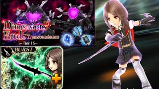 [DFFOO GL] Dimensions End Transcendence Tier 15: Reckoning | Rem Force and Burst debut