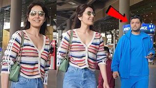 Raashi Khanna With Her Brother Spotted @ Airport | Raashi Khanna Latest Video | News Buzz