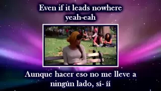 Glee - Chasing Pavements / Sub spanish with lyrics