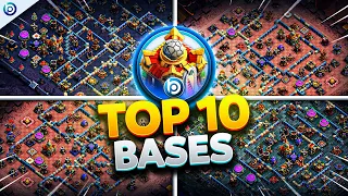 TOP 10 Best TH16 Blueprint CoC BASES of 2024 (CWL/Hybrid/War/Legend) with Link | Clash of Clans