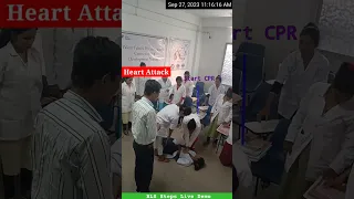 Heart Attack Demonstration | BLS Steps | Health Sector #shorts #viral #shortvideo #youtubeshorts