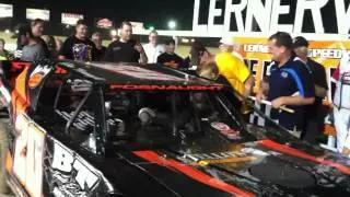 Jim Fosnaught's emotional Victory Lane celebration