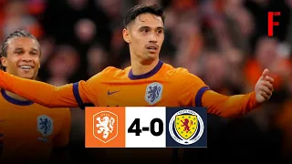 Netherlands vs Scotland 4-0 All Goals & Extended Highlights