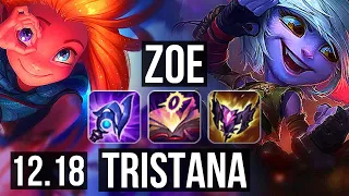 ZOE vs TRIST (MID) | 13/1/11, Legendary, 500+ games | KR Grandmaster | 12.18