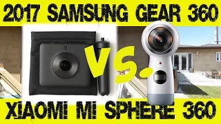 Comparison review: Xiaomi Mijia Mi Sphere 3.5K panoramic 360 camera vs. 2017 Samsung Gear 360