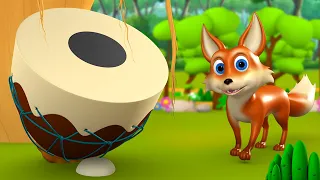 நரி மற்றும் பிசாசு டிரம் தமிழ் கதை The Fox and Devil Drum Tamil Story 3D Animated Kids Moral Stories