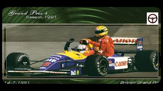 Geoff Crammond´s Grand Prix 4 : 1991 Season Rd 8 - British GP [100% Distance/Pro Mode/No Aids]