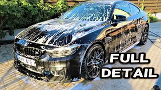 BMW M4 Competition Deep clean Exterior, Interior - Auto Detailing