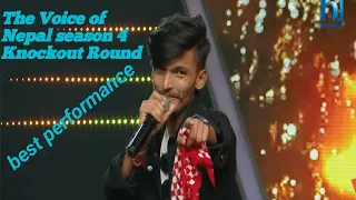 chulbul chulbul(babari song) | Aashis Mahar | The Voice of Nepal S4  | Team Pramod best performance