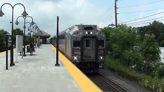 NJTR MultiLevel Cab Car 7039 Leads NJ Transit Train 5514 out of Union, NJ 08/17/2019