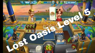 COOKING FEVER: Lost Oasis level 5 | Game Play Walk Through