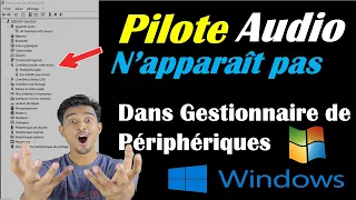 REPARER AUCUN PERIPHERIQUE AUDIO N'EST INSTALLE SUR MON PC WINDOWS 10