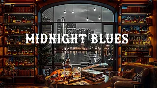 Midnight Whiskey Blues - Smooth Guitar and Piano Instrumental for Relaxing | Slow Blues