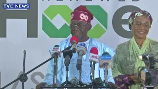 (WATCH) Senators Should Not Expect My Wife Back, She's Going To Be My First Lady - Tinubu