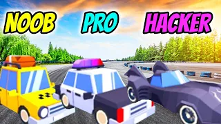 Taxi Run Crazy Driver - NOOB vs PRO vs HACKER