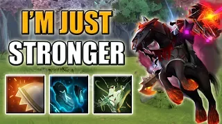 Ability Draft 1v5 Action with Timber passive [Early Radiance Tank Build] Dota 2