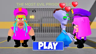 LOVE STORY | BRUNO'S FAMILY PRISON RUN! OBBY Full Gameplay #roblox #obby