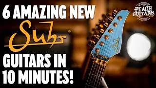 6 Amazing New SUHR Guitars in 10 Minutes!