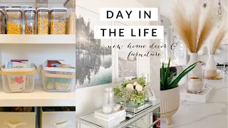 DAY IN THE LIFE!☀️NEW HOME DECOR & FURNITURE! @Slmissglam