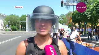 На страже порядка: в Алматы отметили День полиции (25.06.18)
