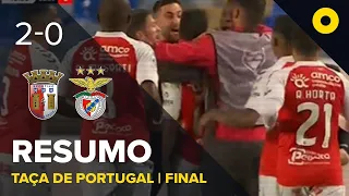 Resumo: SC Braga 2-0 Benfica - Taça de Portugal | SPORT TV