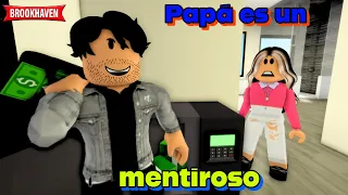 PAPA ES UN MENTIROSO | Roblox Brookhaven rp | Mini Pelicula - Historia de Roblox