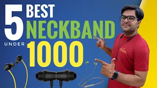 5 Best Neckband Under 1000 in 2023 ⚡⚡ Top 5 Wireless Earphones Under 1000 ⚡⚡